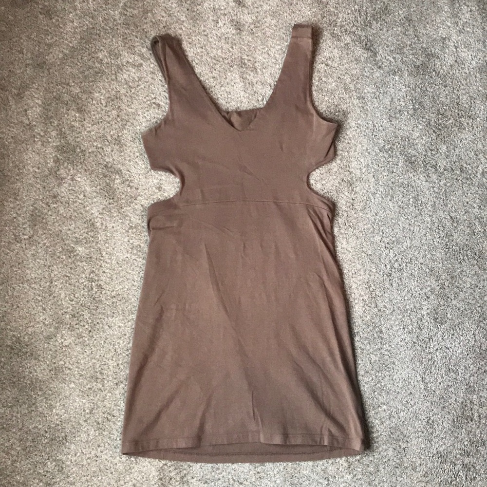 Cut out mini dress